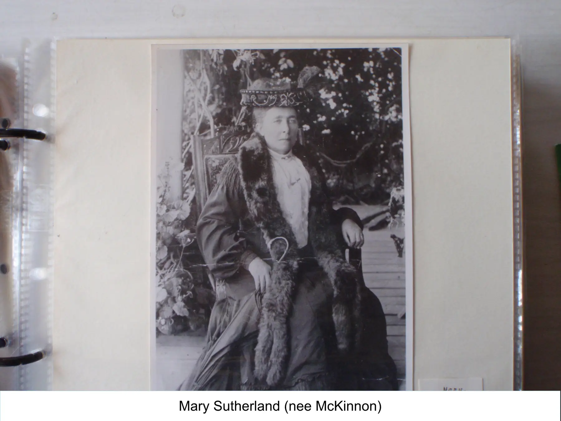 Portrait of Mary Sutherland, born McKinnon