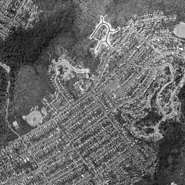 Official aerial photograph of East Lindfield in 1965